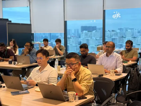 AI podcast recording
